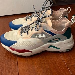 Fila multi color shoes- size 5